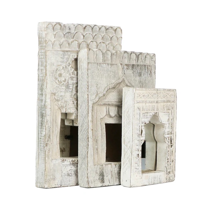 Alcove Mirrors, Bleached S/3 - Image 4